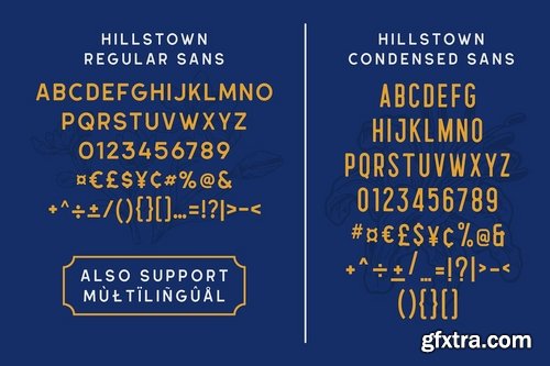 CM - Hillstown Font Collection (+EXTRA) 3328794