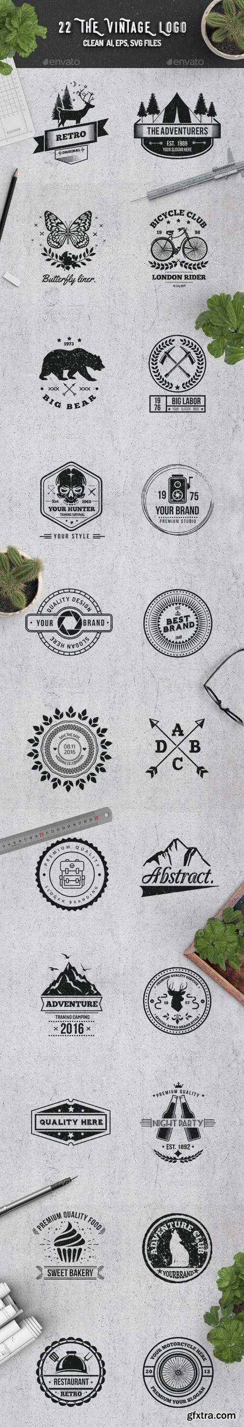 Graphicriver - The Vintage Logo Vol.1 17745677