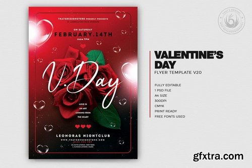 GraphicRiver - Valentines Day Flyer Template V20 23103322