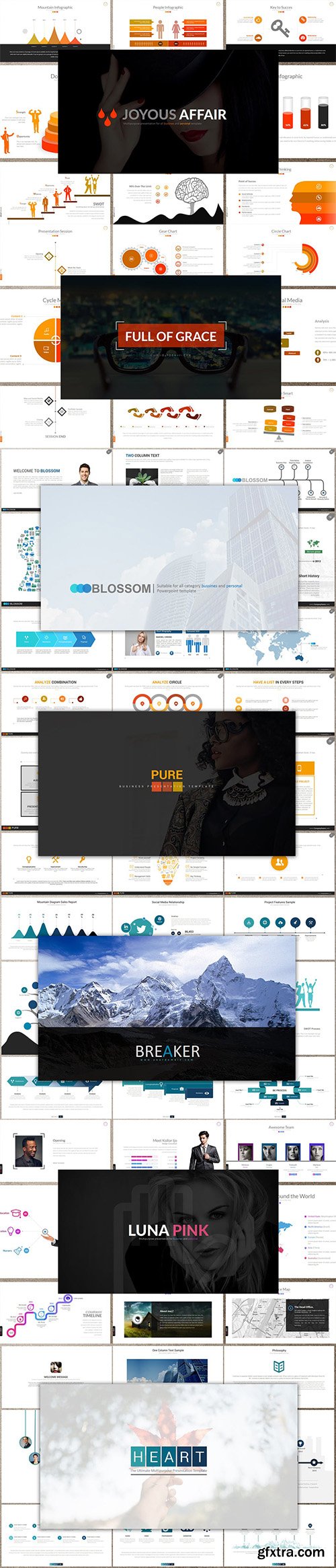 7 Keynote Templates Bundle