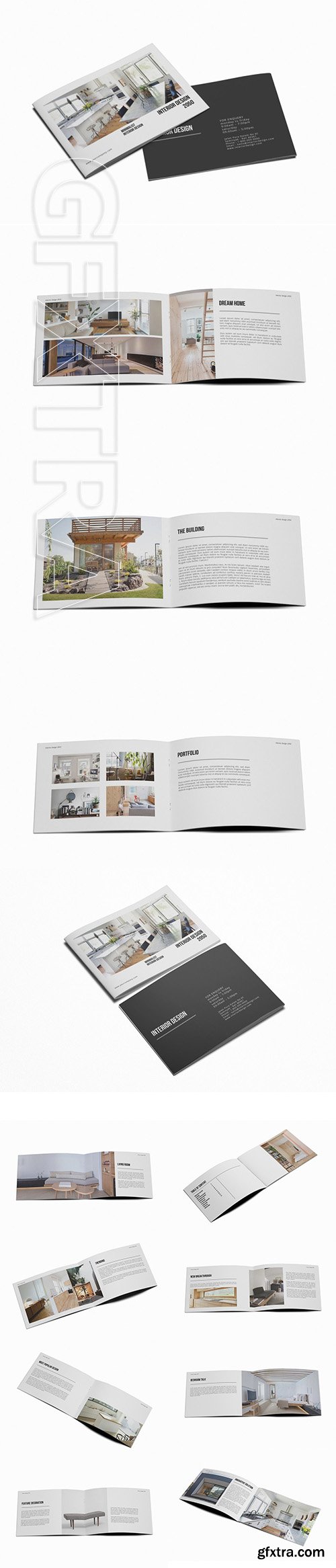 A5 Interior Design Brochure Catalog