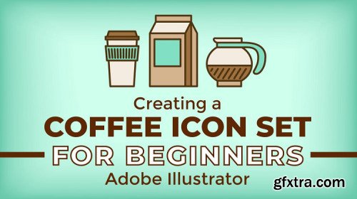 Creating a Coffee Icon Set in Adobe Illustrator for Beginners: Design Process - Sketch to Vector