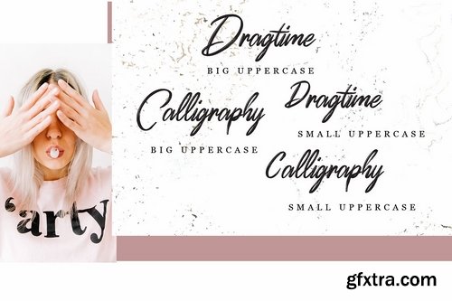 CM - Dragtime - Handwritting Script Font 3331464