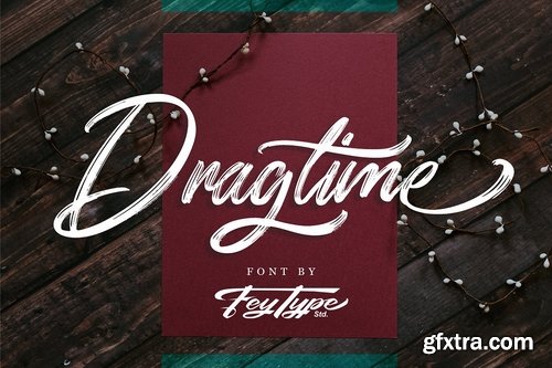 CM - Dragtime - Handwritting Script Font 3331464