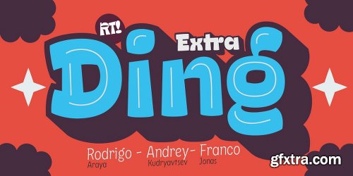 Ding Extra Font Family - 6 Fonts