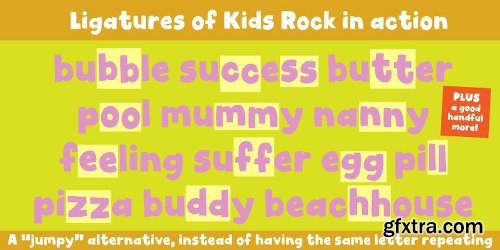 Kids Rock Font Family - 2 Fonts