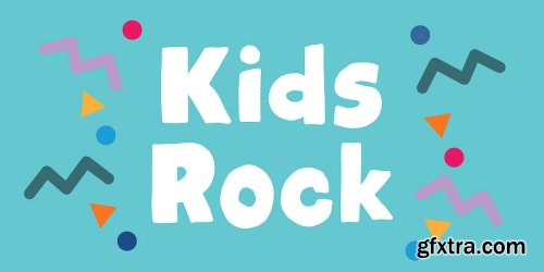 Kids Rock Font Family - 2 Fonts