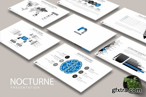 NOCTURNE - Powerpoint and Keynote Templates