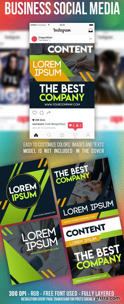 Business Social Media V1 2019 Templates in PSD