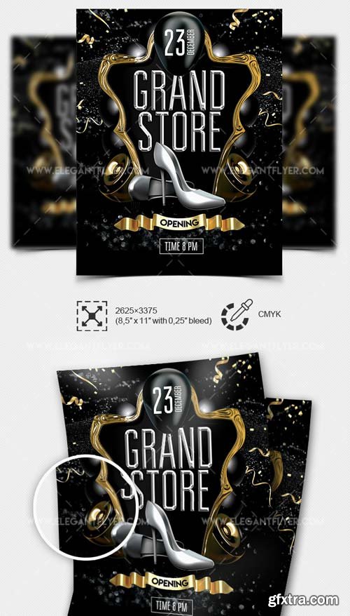 Grand Store Opening V1 2019 PSD Flyer Template