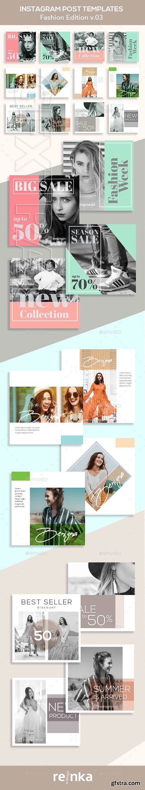 GraphicRiver - Fashion Instagram Posts v 03 23068793