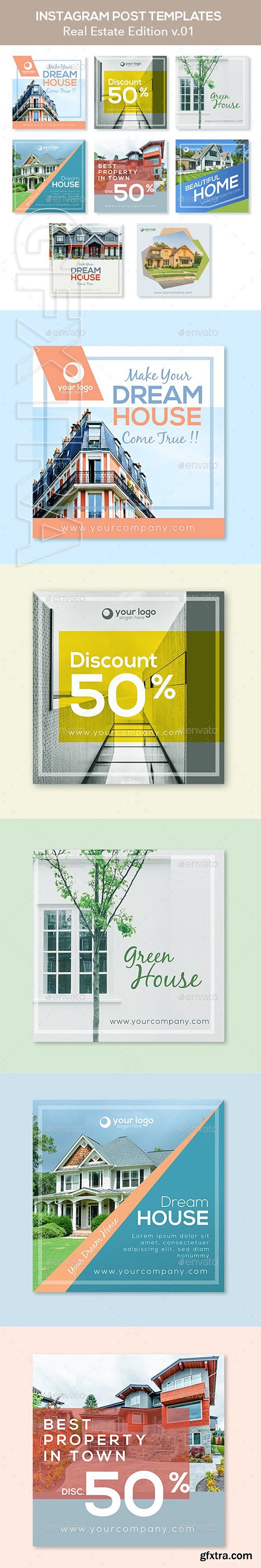 GraphicRiver - Real Estate Instagram Posts V 01 23066217