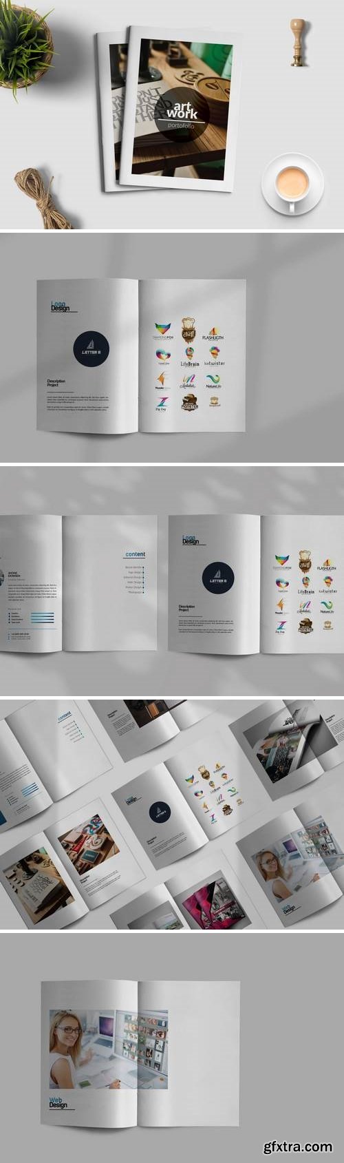 Creative Agency Portfolio White and Dark