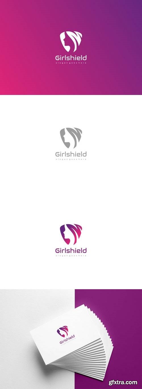 Girl Shield Logo