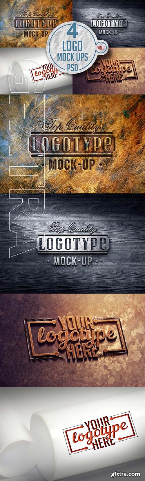 CreativeMarket - Logo Mock-up Pack Vol 7 3331602