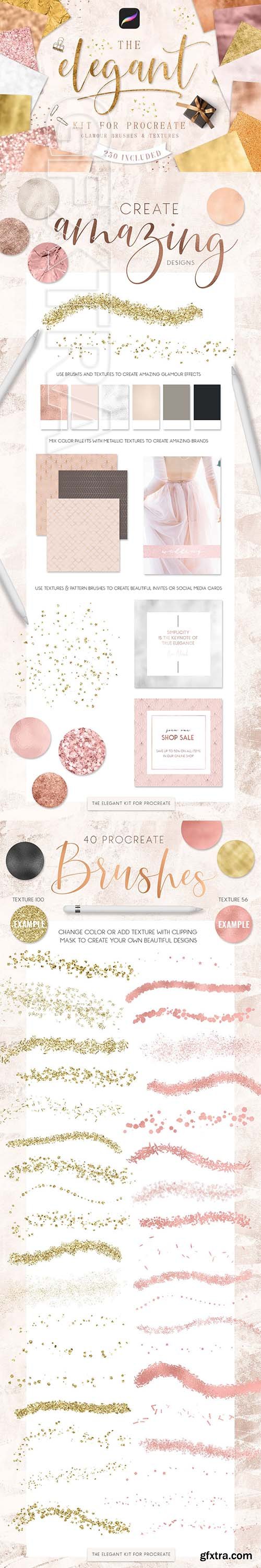 CreativeMarket - Elegant Kit for Procreate 3334592