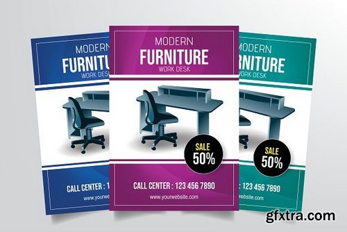 CM - Modern Furniture Work Desk Flyer 3336385