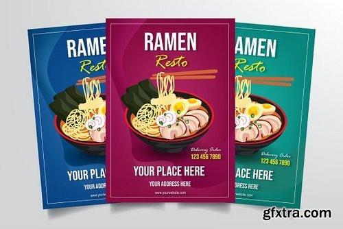 CM - Ramen Resto Flyer Template 3336444