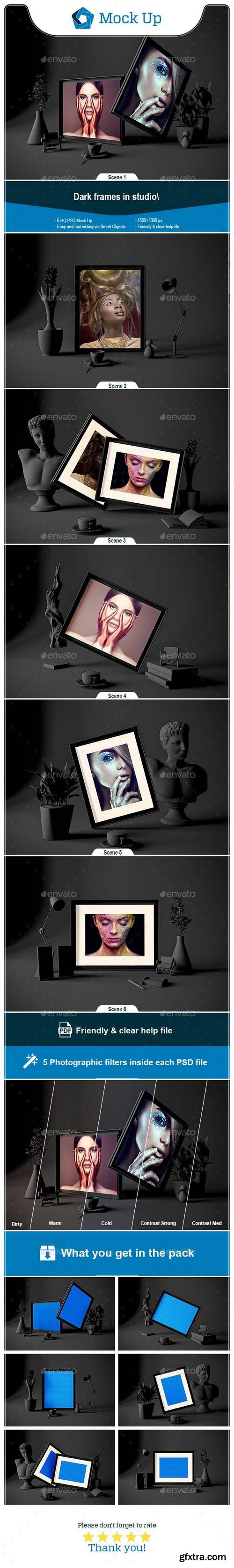 Graphicriver - Dark Frames in Studio 23109958