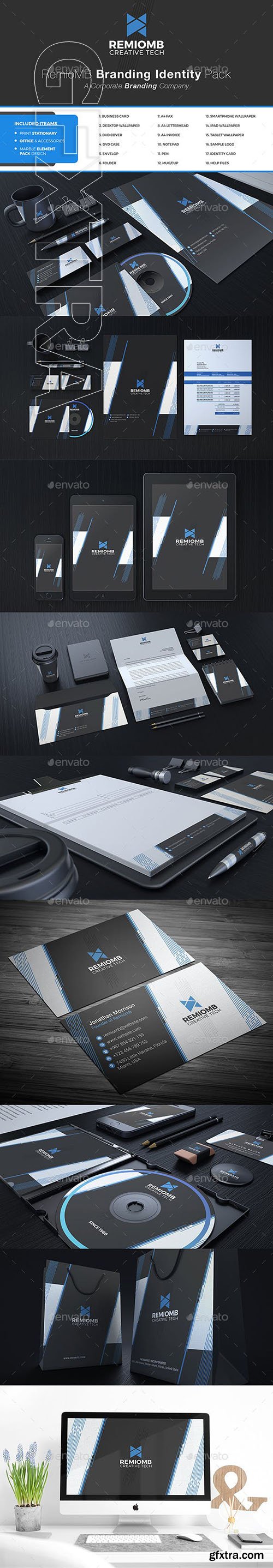 GraphicRiver - Remiomb Branding Stationary Identity 23076358