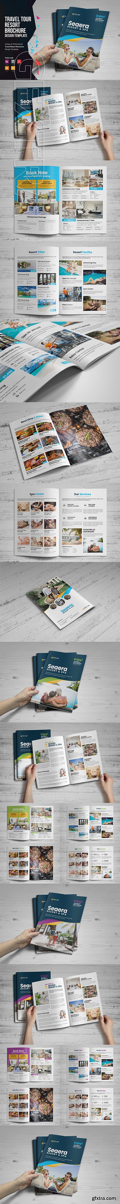 CreativeMarket - Travel Resort Brochure Design v1 3319197