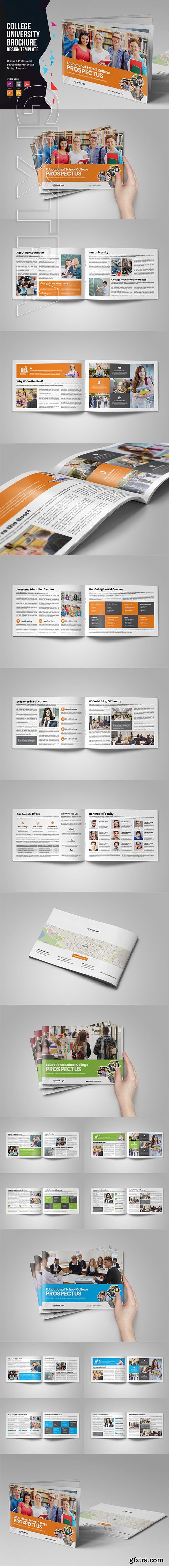 CreativeMarket - College University Prospectus v6 3274374