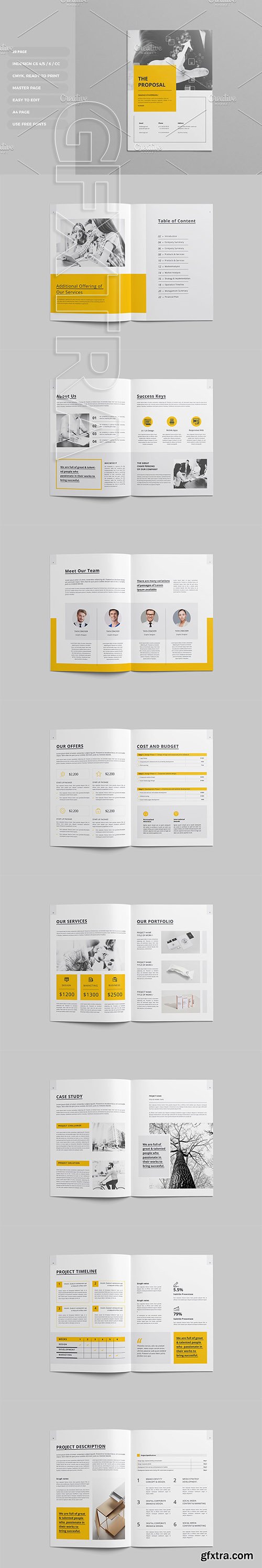 CreativeMarket - Proposal Brochure Template 3332354