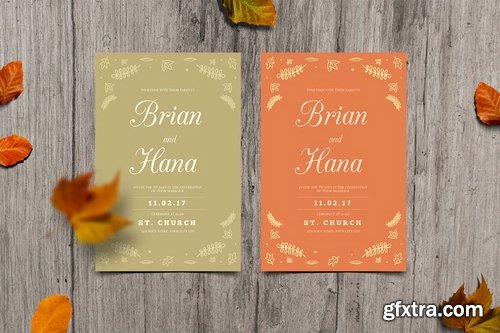 Autumn Wedding Invitation