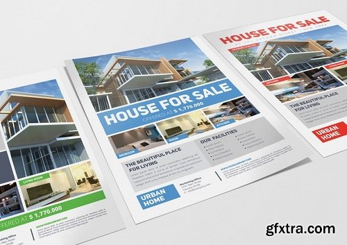 3 Urban Real Estate Flyers