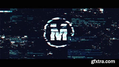 MotionArray Glitch Logo 158045