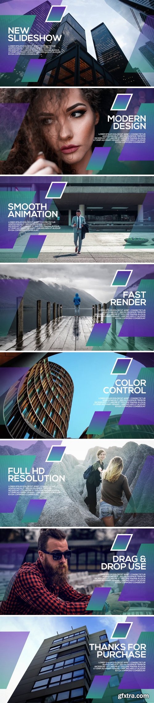 MotionArray - Modern Slideshow After Effects Templates 61213