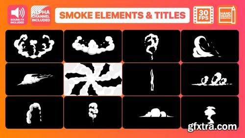 MotionArray -  Smoke Elements, Transitions And Titles After Effects Templates 158357