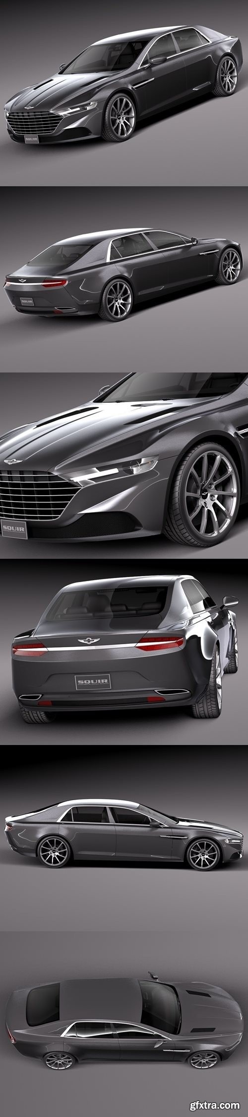 Aston Martin Lagonda 2016 3D Model