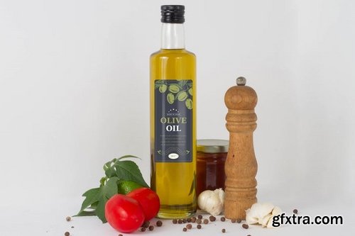 Olive oil Bottle Mock Up