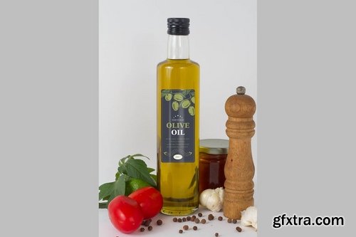 Olive oil Bottle Mock Up