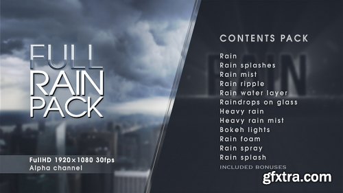 Videohive Rain 19558912