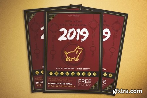 Chinese New Year Celebration Flyer