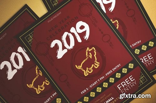 Chinese New Year Celebration Flyer