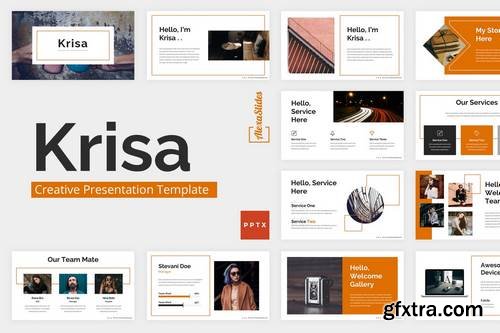 Krisa - Creative - Powerpoint, Keynote, Google Sliders Templates