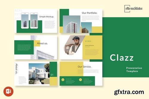 Clazz - Real Estate - Powerpoint, Keynote, Google Sliders Templates