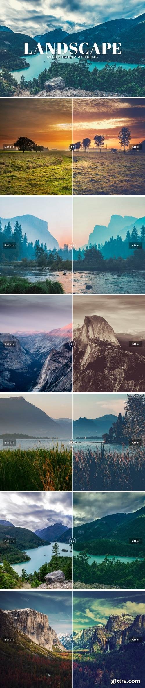 Landscape Photoshop Actions