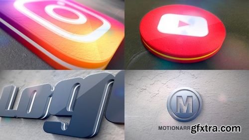 MotionArray -  Advance 3D Extrudes Logo After Effects Templates 158847