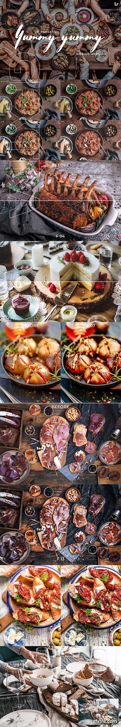 CreativeMarket - 20 Yummy Yummy Lightroom Presets 3301974