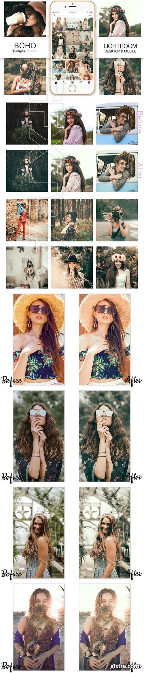 CreativeMarket - BOHO Instagram Blogger Preset 3318107