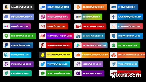 Videohive Social Media Lower Thirds 23115915