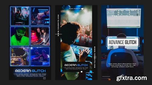 Videohive Glitch Instagram Stories 23071756