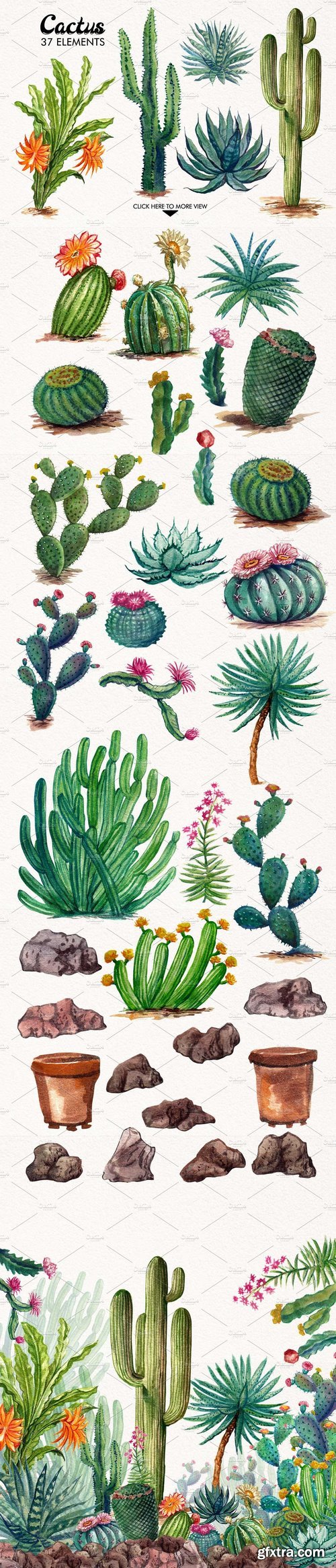 CM - Watercolor Cactuses 1485736