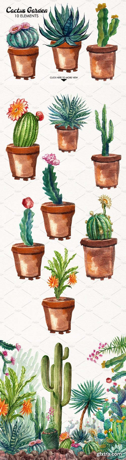 CM - Watercolor Cactuses 1485736