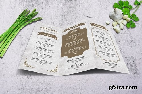 Vintage Wild Food Menu Bundle