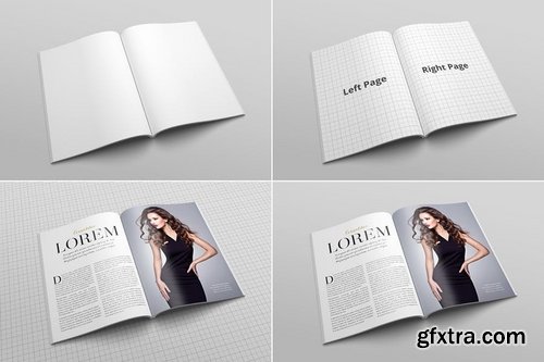 US Letter Magazine Mockup